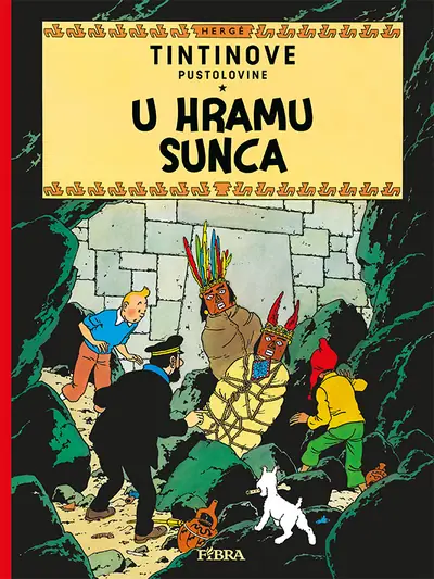 Naslovnica: TNTIN 14 - U hramu Sunca