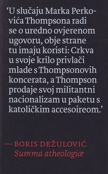 Naslovnica: Summa atheologiae: Nekoliko heretičkih rasprava o nemogućnosti Svemogućeg