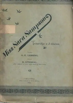 Naslovnica: Miss Sara Simpson