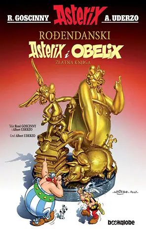 Naslovnica: Asterix 34: Rođendanski Asterix i Obelix-zlatna knjiga !!