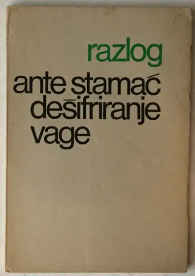 Naslovnica: Dešifriranje vage