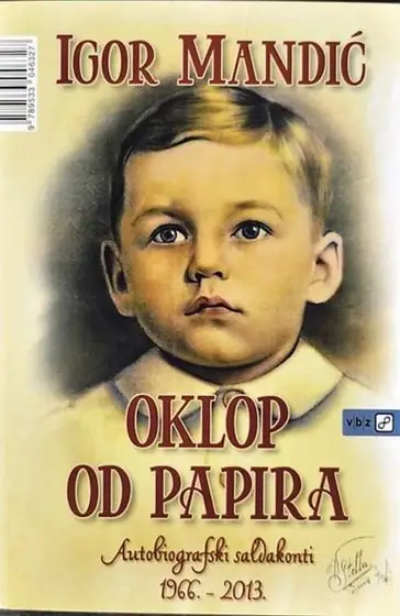 Naslovnica: Oklop od papira- Autobiografski saldakonti 1966.-2013.