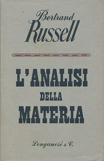 Naslovnica: L'analisi della materia