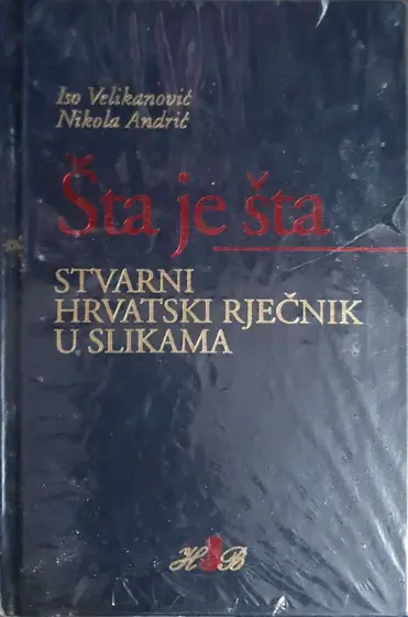 Naslovnica: Šta je šta: stvarni hrvatski rječnik u slikama