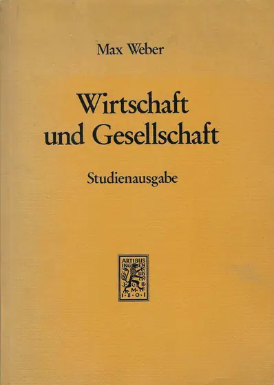 Naslovnica: Wirtschaft und Gesellschaft