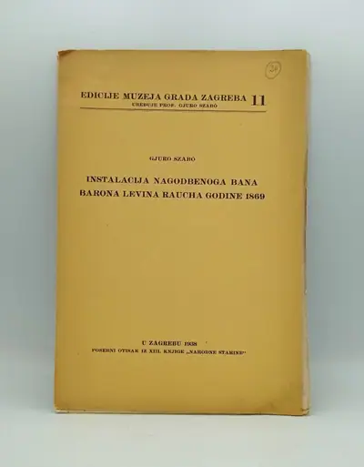 Naslovnica: Instalacija nogodbenoga bana Barona Levina Raucha godine 1869.