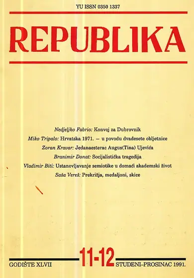 Naslovnica: Republika 11-12/1991