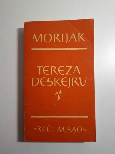 Naslovnica: Tereza Deskejru (François Mauriac, Thérèse Desqueyroux) Biblioteka Reč i misao