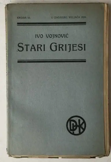 Naslovnica: Stari grijesi