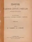 Naslovnica: Zbornik za narodni život i običaje južnih Slavena VII/2/1902
