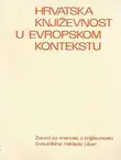 Naslovnica: Hrvatska književnost u evropskom kontekstu