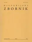 Naslovnica: Historijski zbornik LXXIV/1/2021