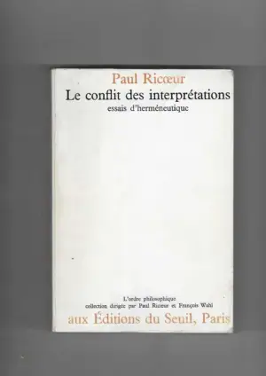 Naslovnica: Le Conflit des interprétations