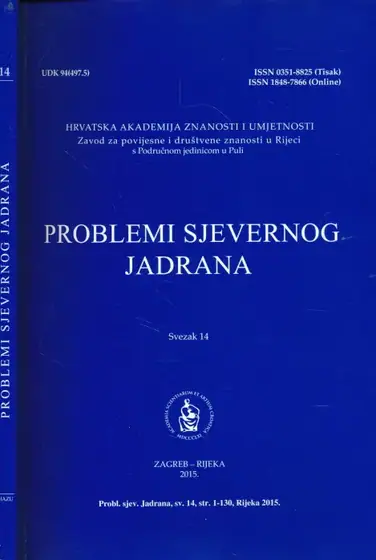 Naslovnica: Problemi Sjevernog Jadrana 14/2015