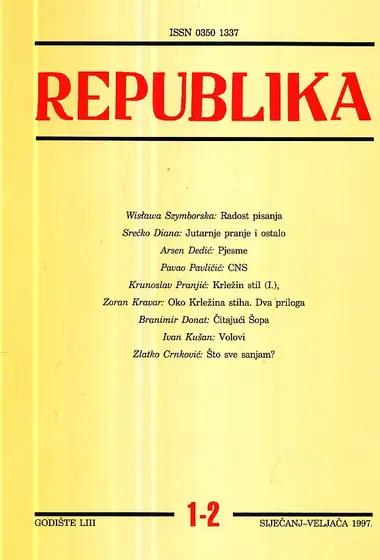 Naslovnica: Republika 1-2/1997