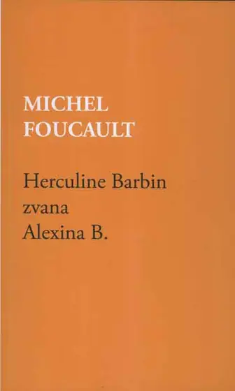 Naslovnica: Herculine Barbin zvana Alexina B