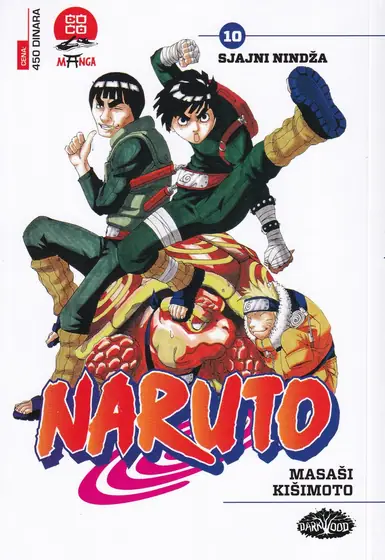 Naslovnica: NARUTO 10: sjajni nindža