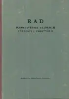 Naslovnica: Rad JAZU, knjiga 369/1975