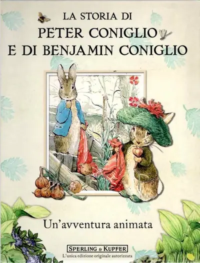 Naslovnica: Beatrix Potter LA STORIA DI PETER CONIGLIO E BENJAMIN CONIGLIO Libro