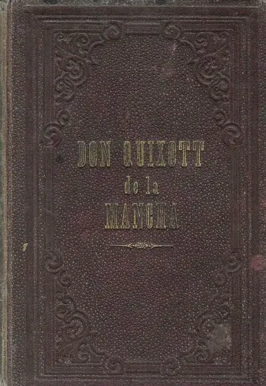 Naslovnica: Don Quijote de la Mancha (prvo hrvatsko izdanje)