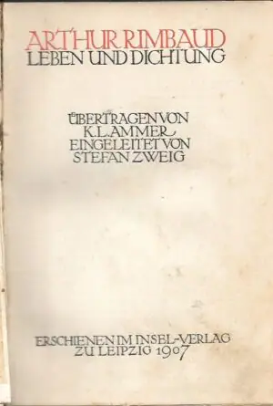 Naslovnica: Leben und Dichtung