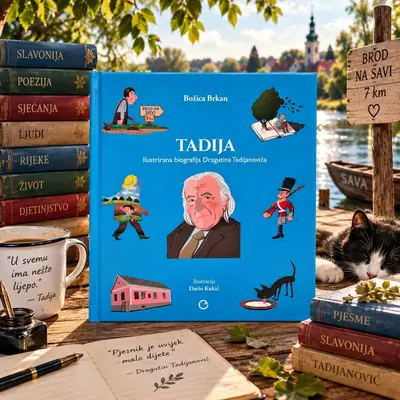 Naslovnica: Tadija - ilustrirana biografija Dragutina Tadijanovića