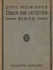 Naslovnica: Über die letzten Dinge (6.Aufl.)