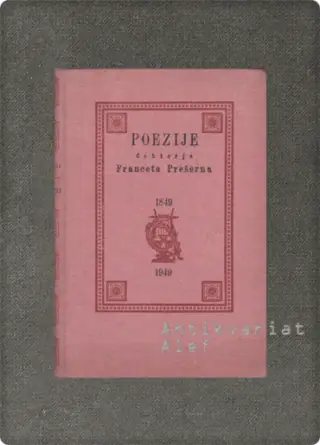 Naslovnica: Poezije dóktorja Francéta Prešérna