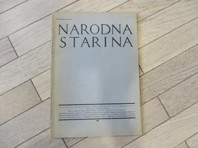Naslovnica: Narodna starina 28/1934