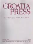 Naslovnica: Croatia Press XXVII/3-4 (279-80)/1974