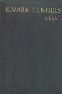 Naslovnica: K. MARX- F. ENGELS - DELA tom 31