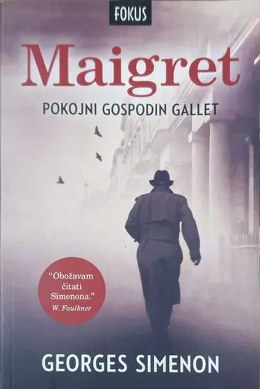 Naslovnica: Maigret - Pokojni gospodin Gallet