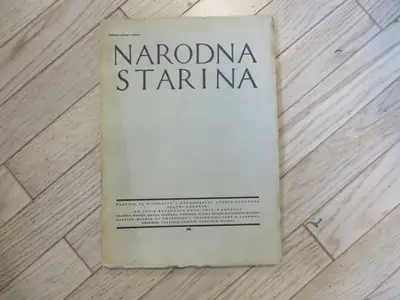 Naslovnica: Narodna starina 34/1934
