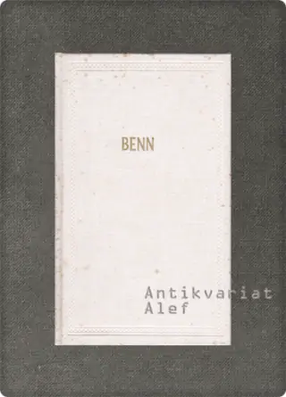 Naslovnica: Benn