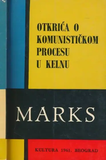 Naslovnica: Otkrića o komunističkom procesu u Kelnu