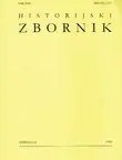 Naslovnica: Historijski zbornik LII/1999