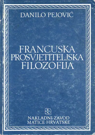 Naslovnica: Filozofska hrestomatija 6: Francuska prosvjetiteljska filozofija