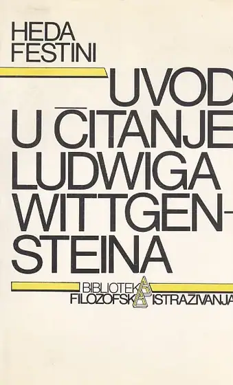 Naslovnica: Uvod u čitanje Ludwiga Wittgensteina