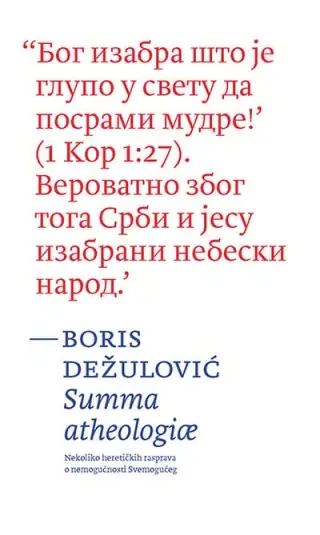 Naslovnica: Summa Atheologiae
