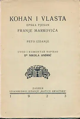 Naslovnica: KOHAN I VLASTA
