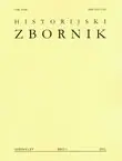 Naslovnica: Historijski zbornik LXV/1/2012