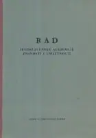 Naslovnica: Rad JAZU, knjiga 359/1971