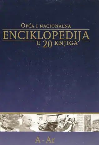 Naslovnica: Opća i nacionalna enciklopedia u 20 knjiga (Ar-Be)