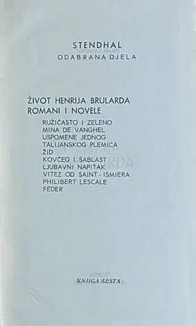 Naslovnica: Život Henrija Brularda