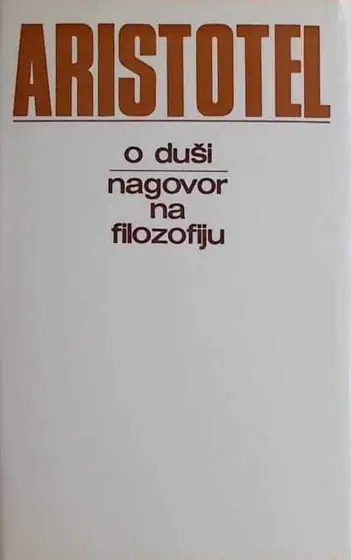 Naslovnica: O duši / Nagovor na filozofiju