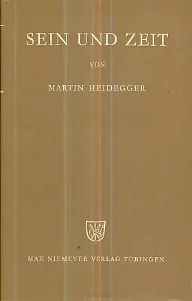 Naslovnica: Sein und Zeit