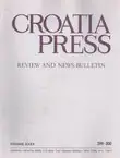 Naslovnica: Croatia Press XXXII/3-4 (299-300)/1979