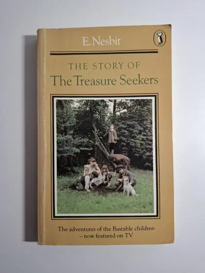 Naslovnica: The story of the treasure seekers – Edith Nesbit (dječja knjiga)