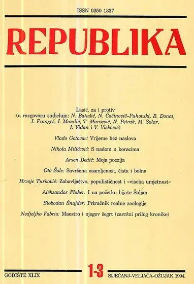 Naslovnica: Republika 1-3/1994