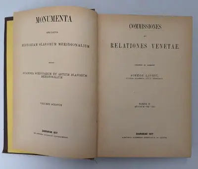 Naslovnica: Commissiones et relationes Venetae - Tomus 2: Annorum 1525-1553.